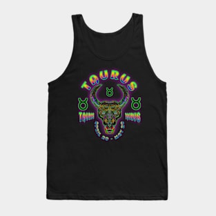 Taurus 4a Black Tank Top